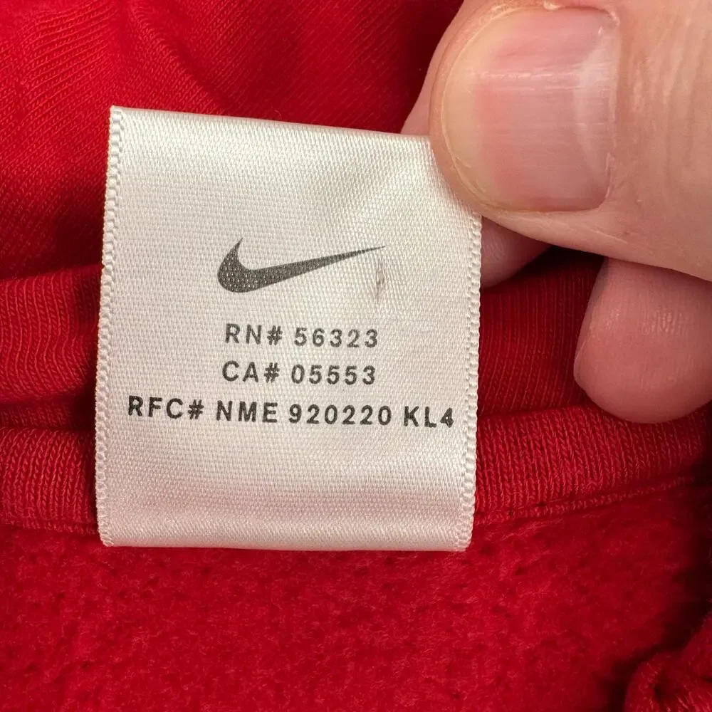 Nike MLB Los Angeles Angeles Full Zip Hoodie‎ Sweatshirt Youth Boys L 12/14 Red